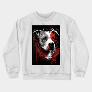 Pit Bull Ink Portrait Crewneck Sweatshirt